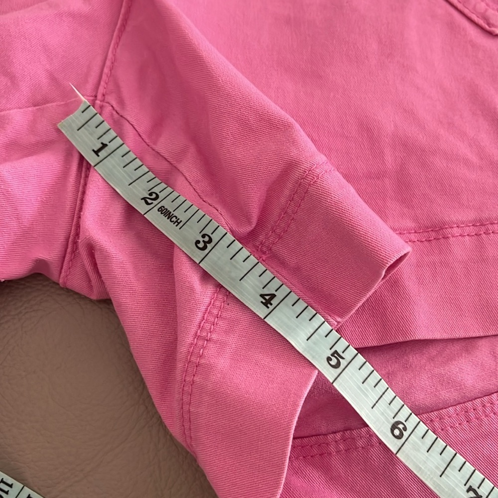 Gap Girlfriend Pink Khaki Shorts, Size 14 - New Without Tags - Picture 5 of 10
